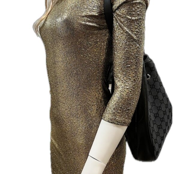 Gucci Vintage Shoulder Bag in GG Web Canvas and Leather (GGXX134) - Picture 10 of 12